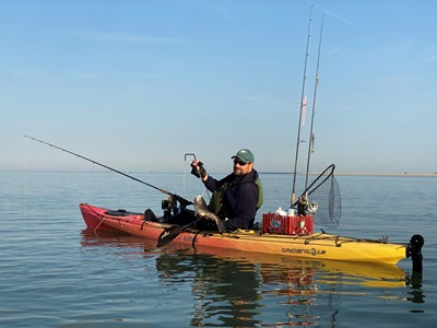 Ed on the water